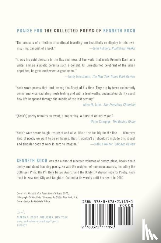 Koch, Kenneth - The Collected Poems of Kenneth Koch