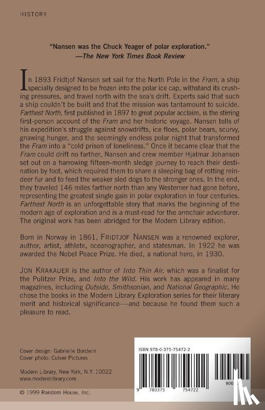 Nansen, Fridjtof - Farthest North