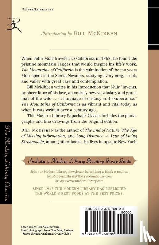 Muir, John - The Mountains of California