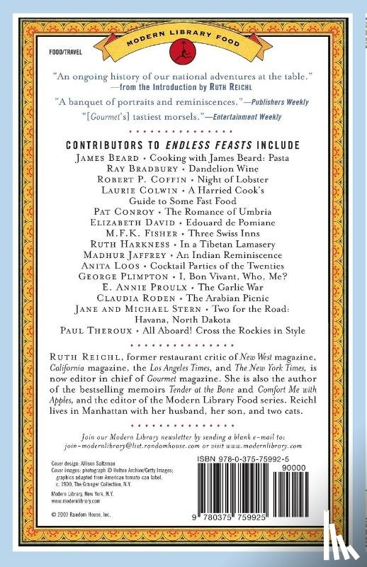 Gourmet Magazine Editors - Endless Feasts