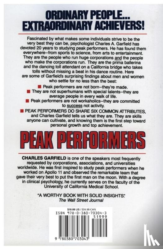 Garfield, Arthur - Peak Performers
