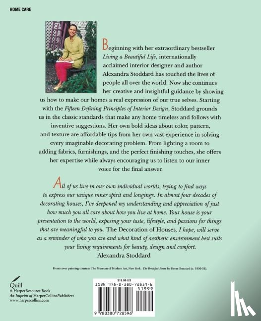 Stoddard, Alexandra - The Decoration of Houses