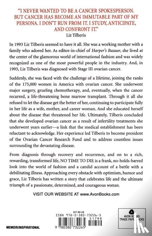 Tilberis, Liz - No Time to Die