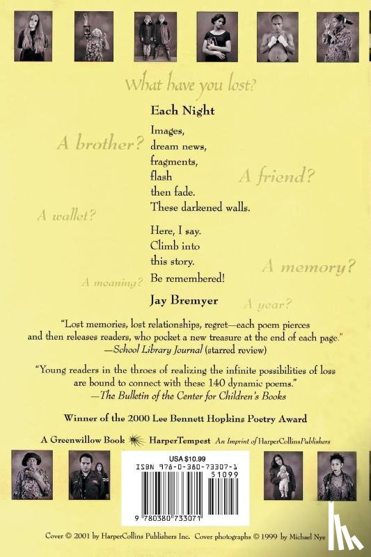 Nye, Naomi Shihab, Nye, Michael - What Have You Lost?