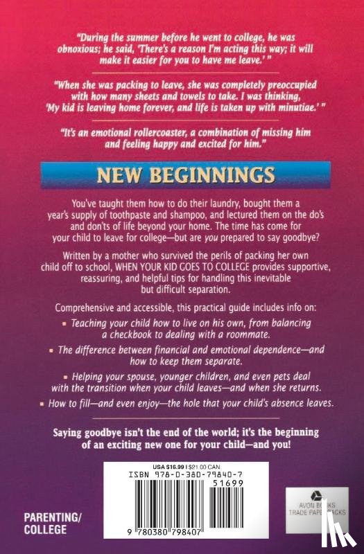 Barkin, Carol - When Your Kid Goes to College: