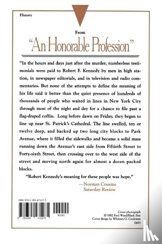 Salinger, Pierre - "An Honorable Profession"
