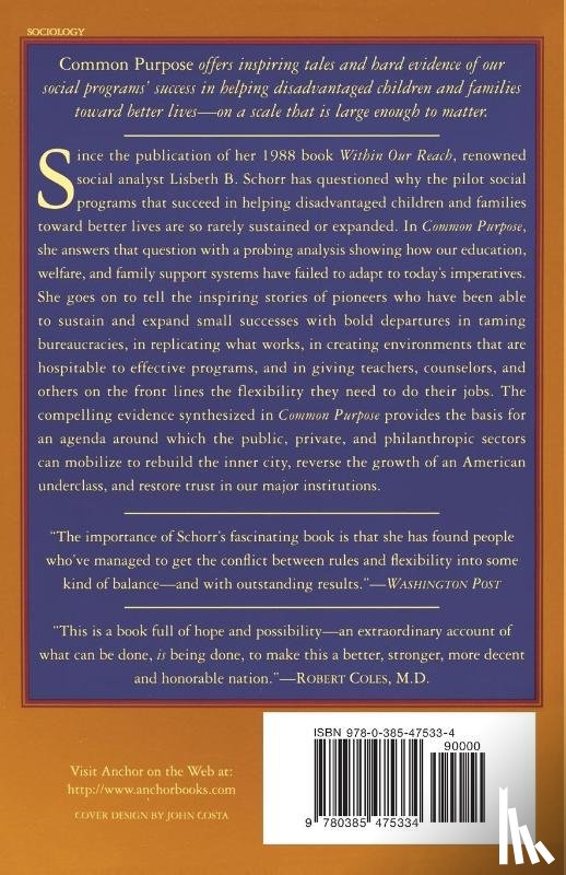 Schorr, Lisbeth - Common Purpose
