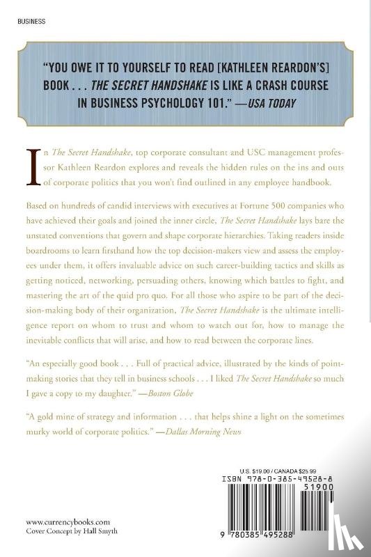Reardon, Kathleen Kelley - The Secret Handshake