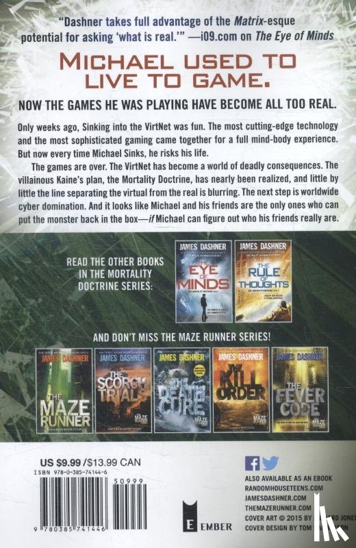 Dashner, James - The Game of Lives (The Mortality Doctrine, Book Three)