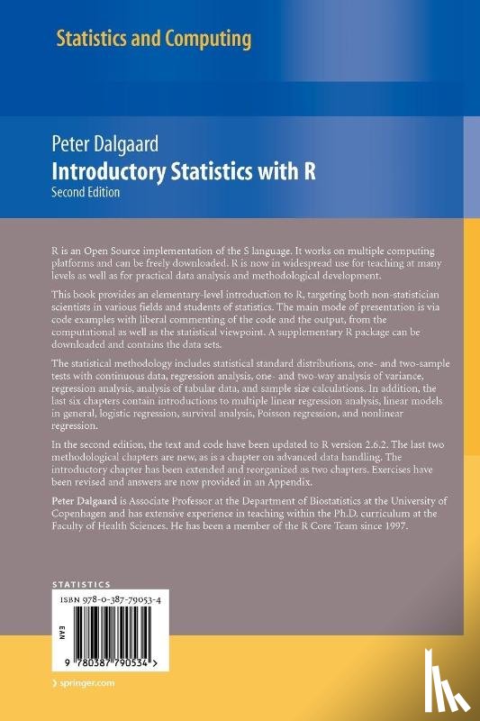 Dalgaard, Peter - Introductory Statistics with R