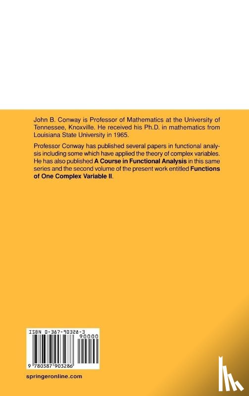 Conway, John B. - Functions of One Complex Variable I