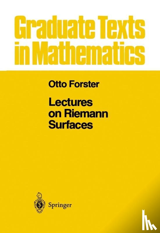 Forster, Otto - Lectures on Riemann Surfaces