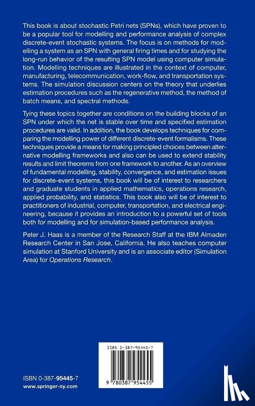 Peter J. Haas - Stochastic Petri Nets