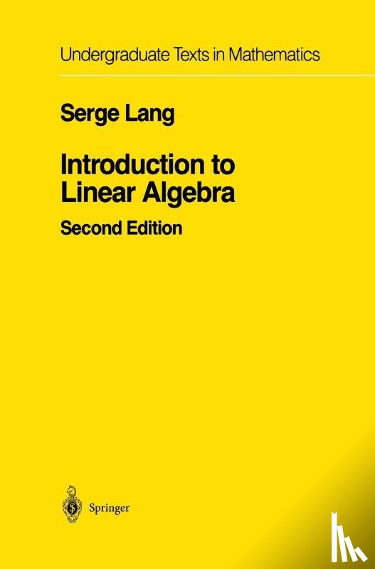 Lang, Serge - Introduction to Linear Algebra