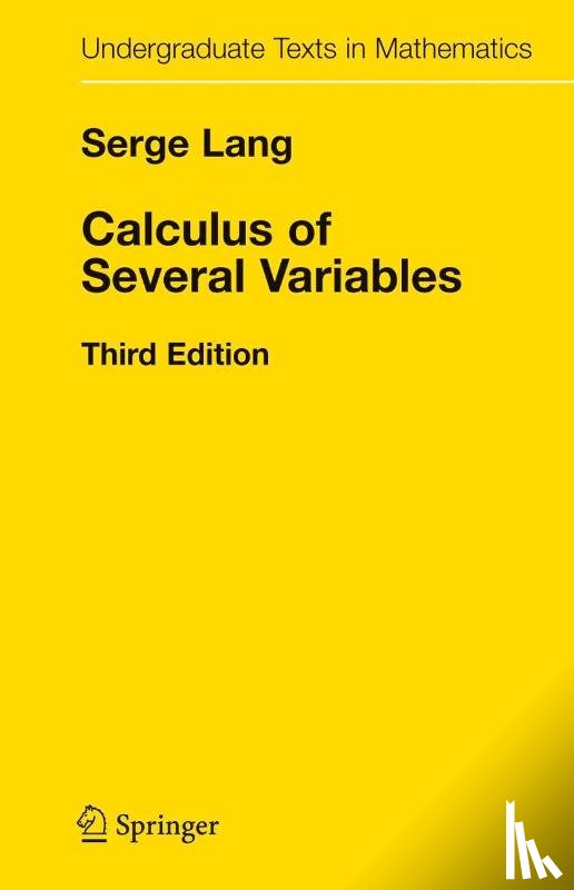 Lang, Serge - Calculus of Several Variables