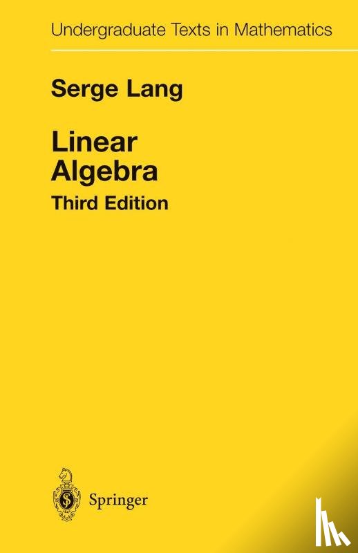 Lang, Serge - Linear Algebra