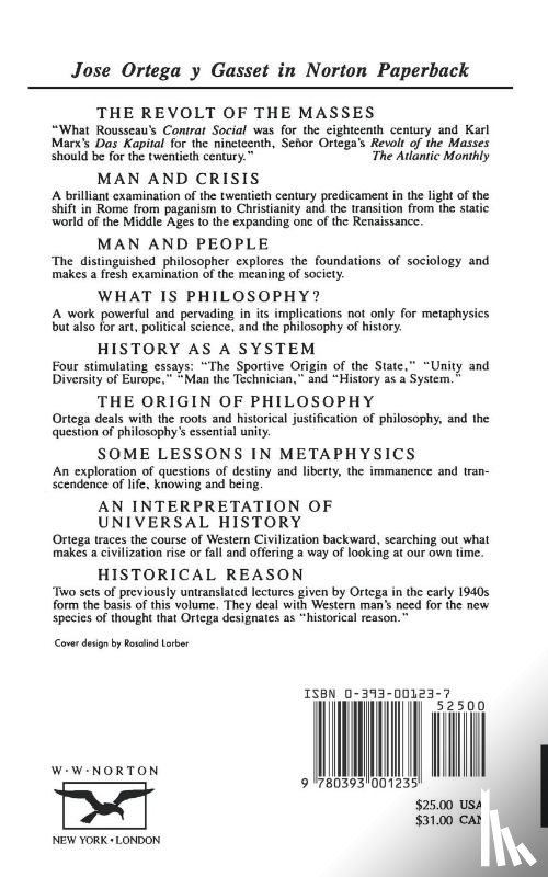 Ortega y Gasset, Jose - Man and People