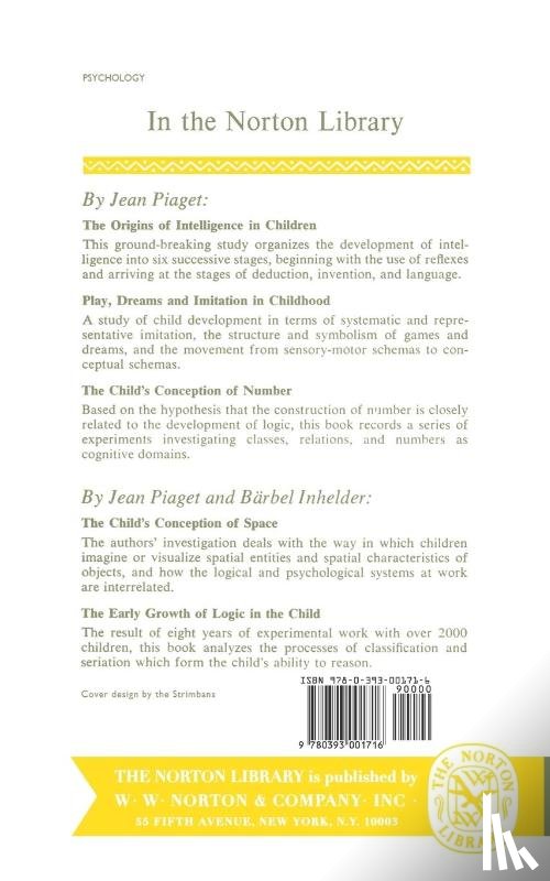 Piaget, Jean - Play, Dreams, and Imitation in Childhood