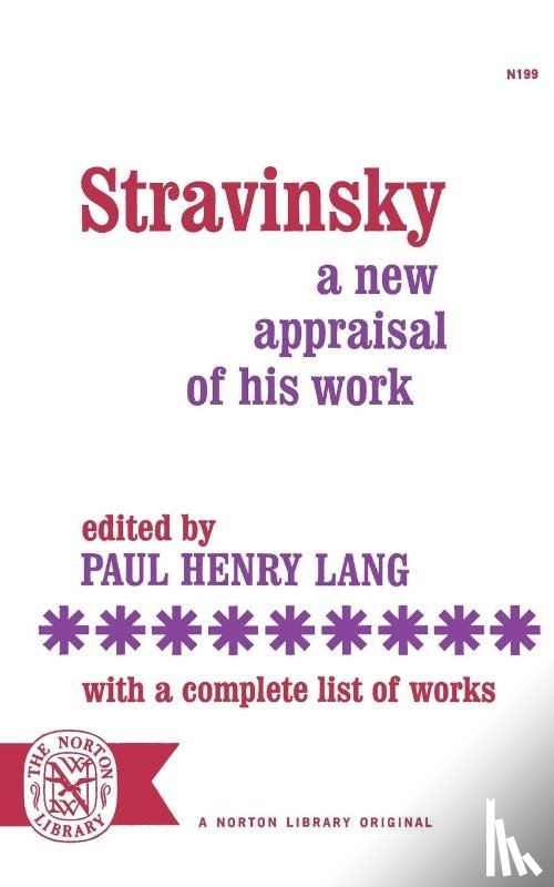 Lang, Paul Henry - Stravinsky