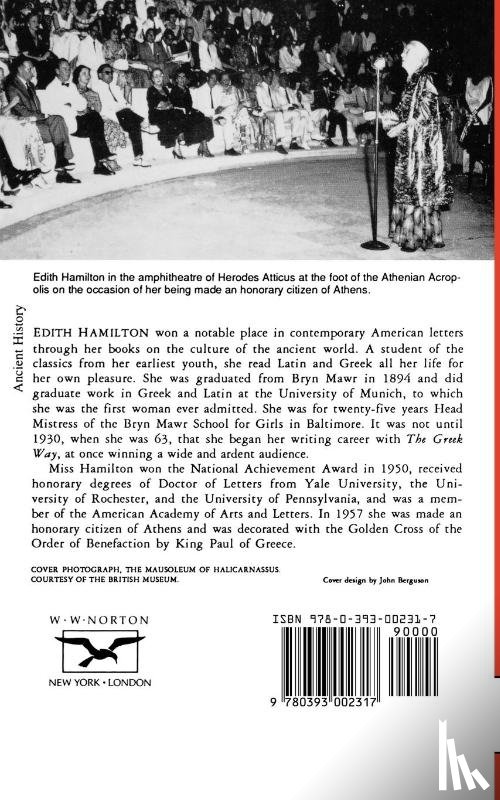 Hamilton, Edith - The Echo of Greece