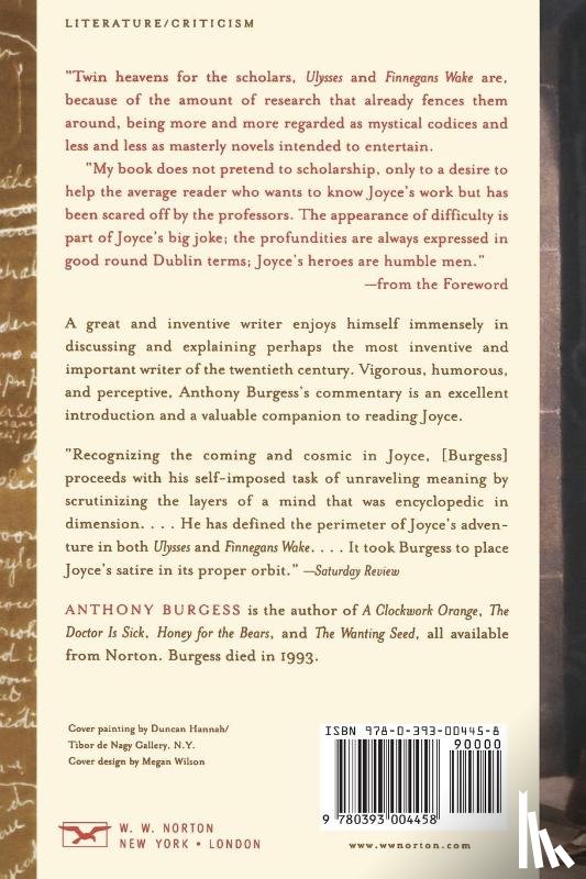 Burgess, Anthony - Re Joyce