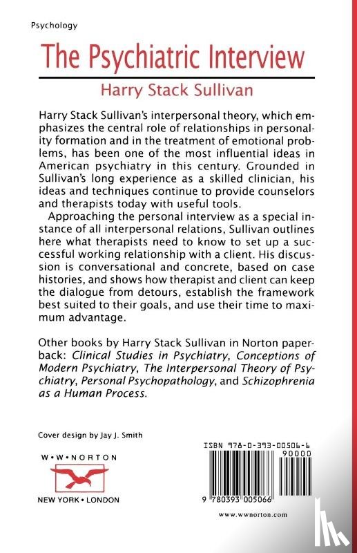 Sullivan, Harry Stack - The Psychiatric Interview