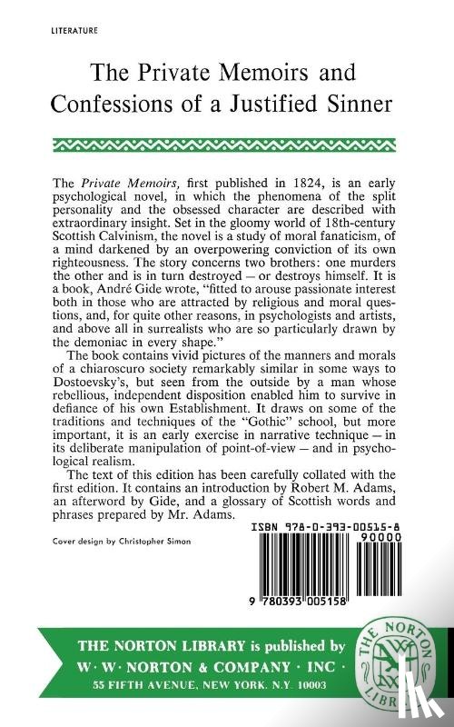 Hogg, James - The Private Memoirs and Confessions of a Justified Sinner