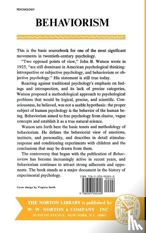 Watson, John B. - Behaviorism