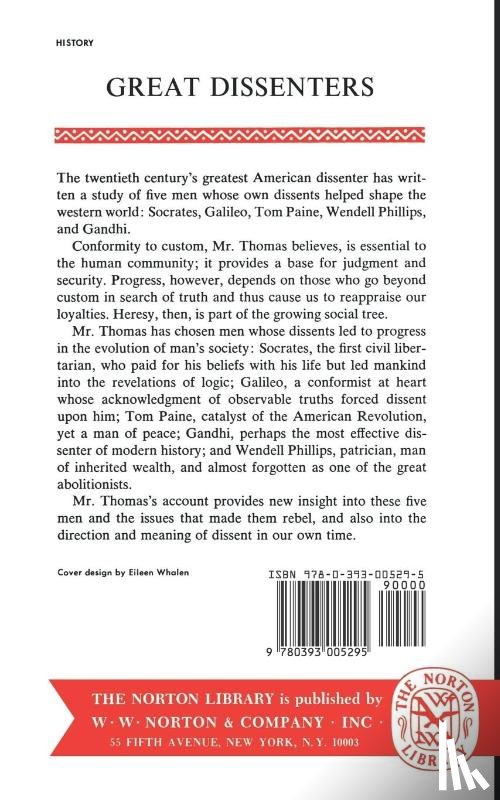 Thomas, Norman - Great Dissenters