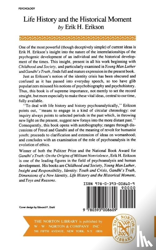 Erikson, Erik H. - Life History and the Historical Moment