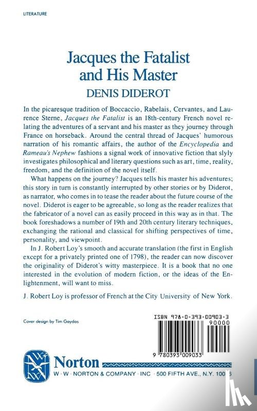 Diderot, Denis - Jacques the Fatalist and His Master