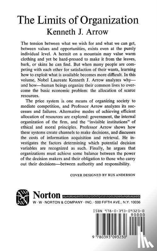 Kenneth J. Arrow - The Limits of Organization