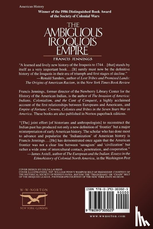 Jennings, Francis - The Ambiguous Iroquois Empire