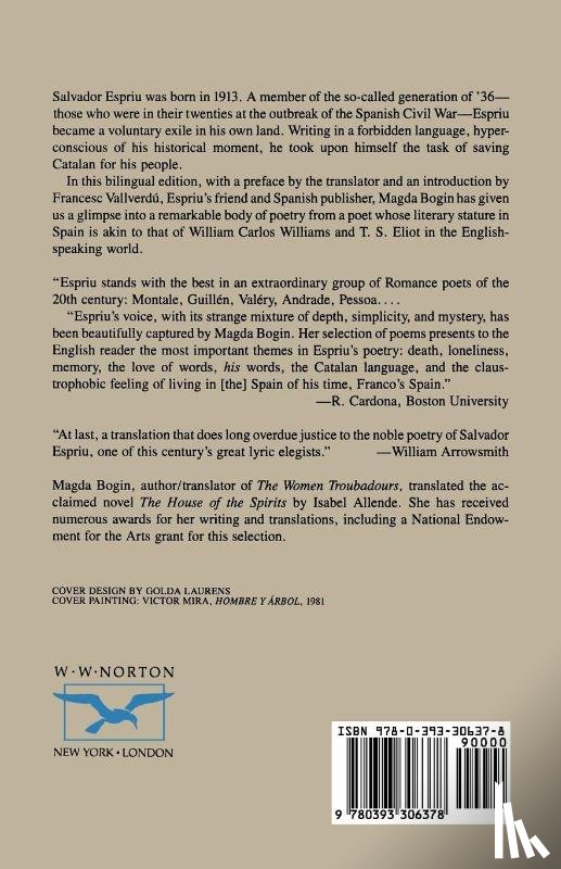 Espriu, Salvador - Selected Poems of Salvador Espriu