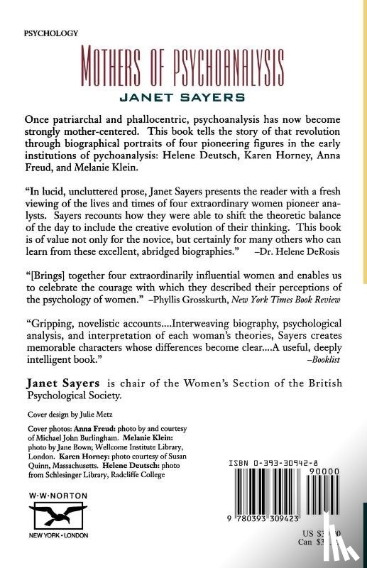 Sayers, J. - Mothers of Pscyhoanalysis