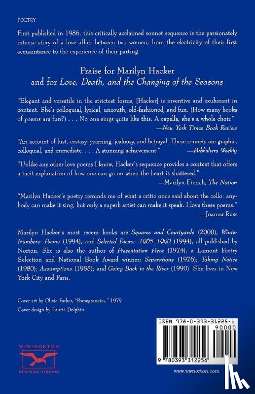 Hacker, Marilyn - Love, Death, and the Changing of the Seasons