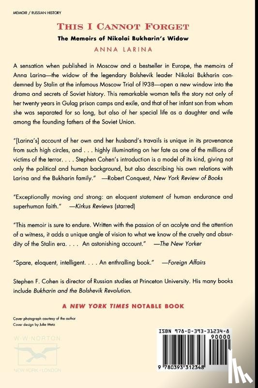 Larina, Anna - This I Cannot Forget