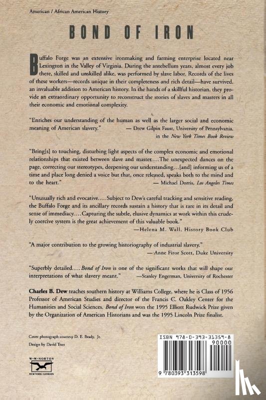 Dew, Charles B. - Bond of Iron