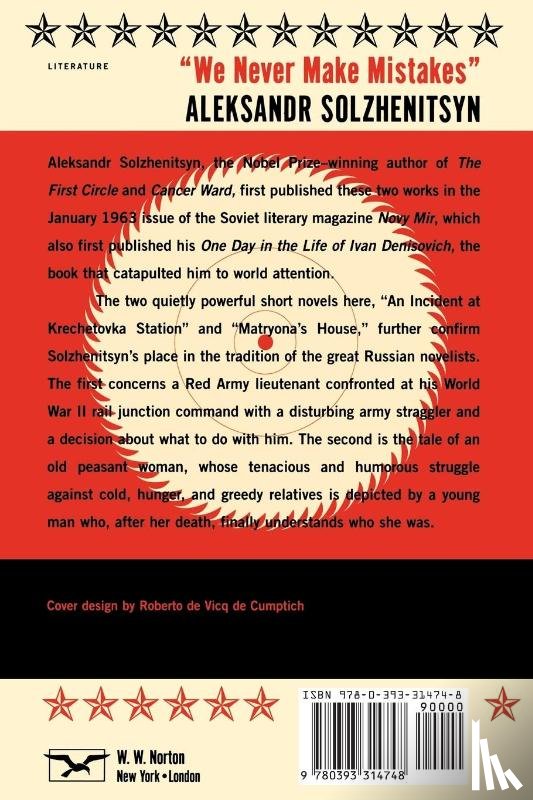 Solzhenitsyn, Aleksandr Isaevich - We Never Make Mistakes