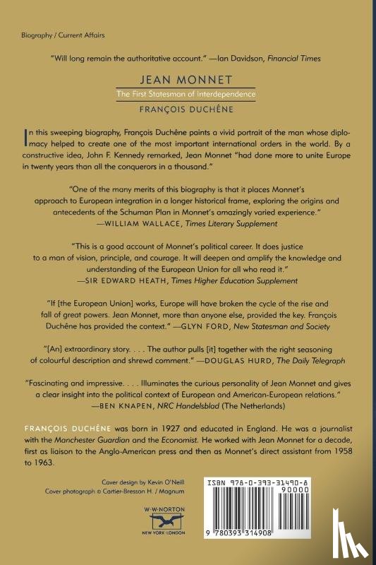 Duchene, Francois - Jean Monnet