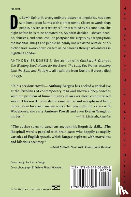 Burgess, Anthony - The Doctor is Sick