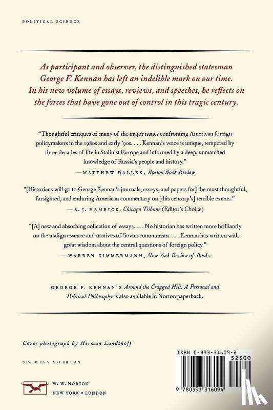Kennan, George F. - At a Century's Ending
