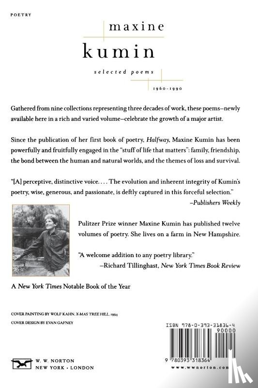 Kumin, Maxine - Selected Poems, 1960-1990