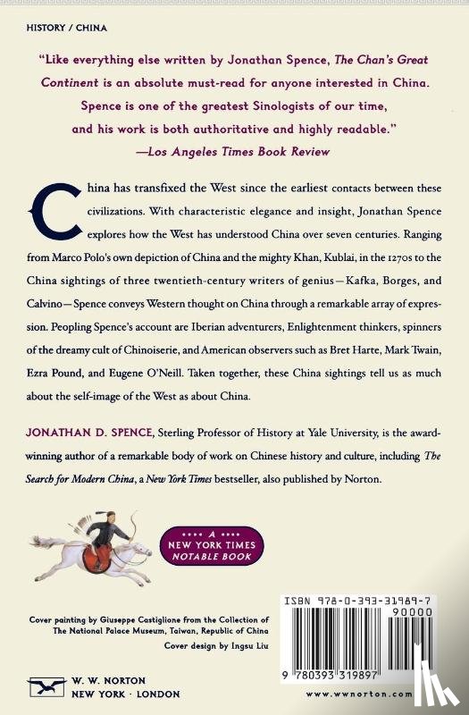 Spence, JD - The Chan's Great Continent - China in Western Minds (Paper)