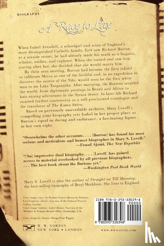 Lovell, Mary S. - A Rage to Live