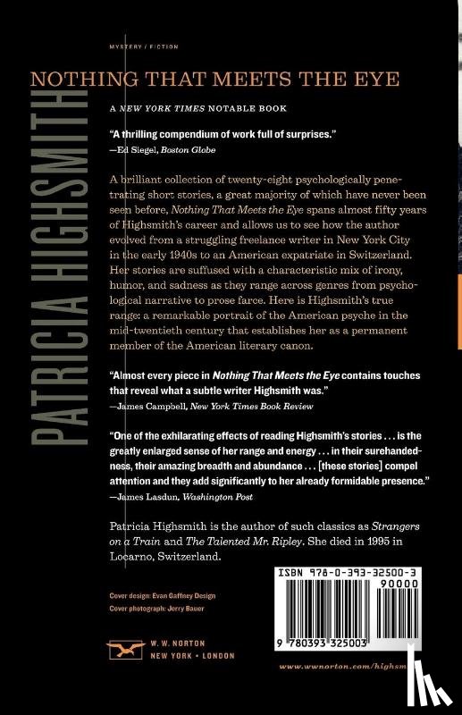 Highsmith, Patricia - Nothing That Meets the Eye