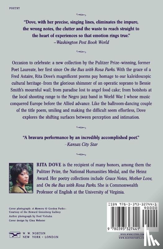 Dove, Rita (University of Virginia) - American Smooth