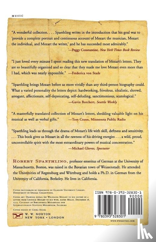 Spaethling, Robert - Mozart's Letters, Mozart's Life