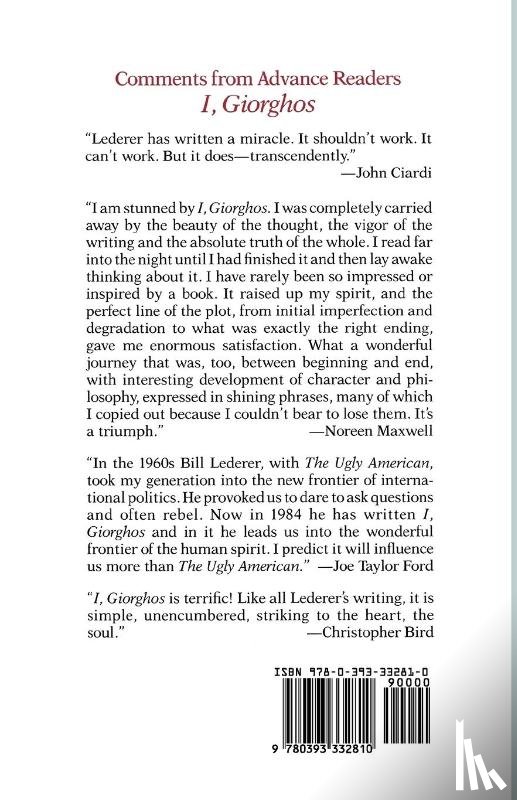 Lederer, William J. - I, Giorghos
