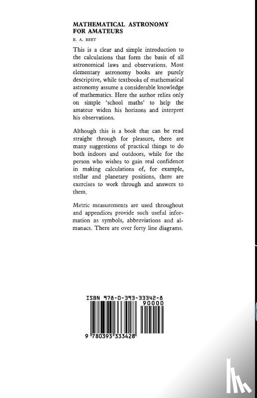 Beet, E. A. - Mathematical Astronomy for Amateurs